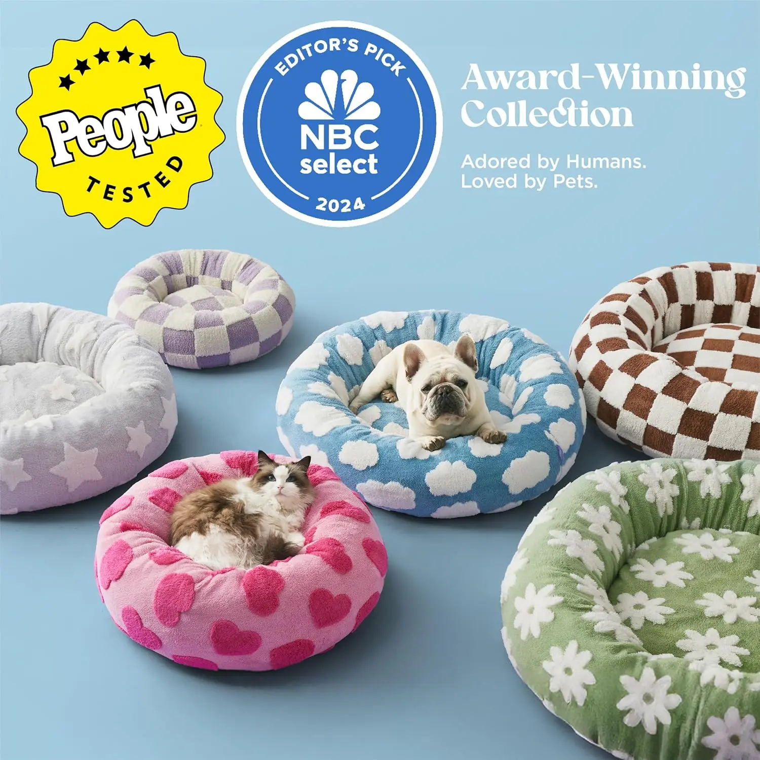 Кровать для собак Donut Dog Bed, средний размер, круглая успокаивающая лежанка для кошек, для использования в помещении, со съемным чехлом, милая домашняя лежанка для питомцев, как в рекламе по телевизию.
Кровать для собак Donut Dog Bed, средний размер, круглая успокаивающая лежанка для кошек, для использования в помещении, со съемным чехлом, милая домашняя лежанка для питомцев, как в рекламе по телевизию.