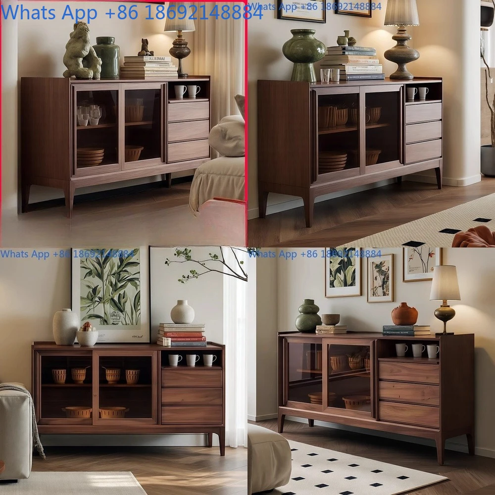 Solid Wood Sideboard Storage Cabinet for Living Room Wall Mounted Tea Cabinet with Drawer
Solid Wood Sideboard Storage Cabinet for Living Room Wall Mounted Tea Cabinet with Drawer