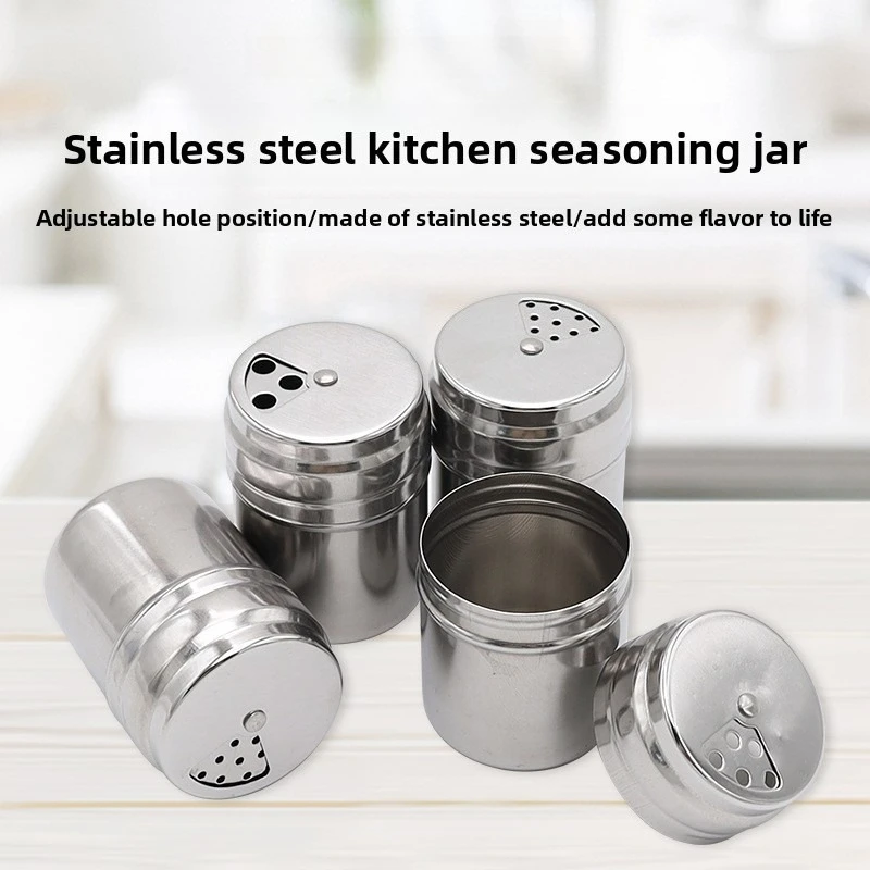 2025NewSalt SugarBottle Rotating Cover Multi-purpose Stainless Steel Kitchen Gadgets Spice Pepper Shaker Spice Jar Seasoning Can
2025NewSalt SugarBottle Rotating Cover Multi-purpose Stainless Steel Kitchen Gadgets Spice Pepper Shaker Spice Jar Seasoning Can