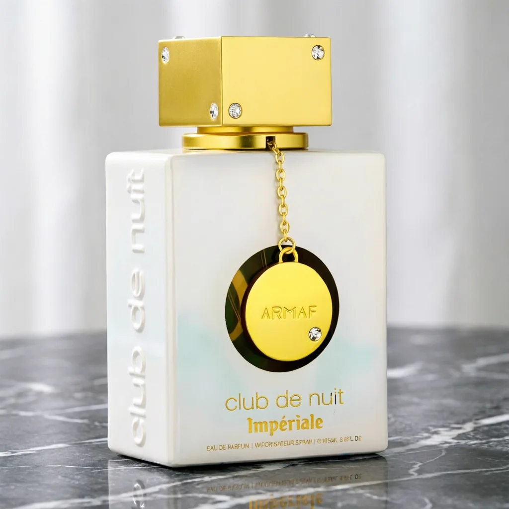 Armaf Club De Nuit Impériale – Floral-Oriental EDP for Women | 105ml | Golden Bottle with Chain Charm | Perfect for Evening Wear
Armaf Club De Nuit Impériale – Floral-Oriental EDP for Women | 105ml | Golden Bottle with Chain Charm | Perfect for Evening Wear