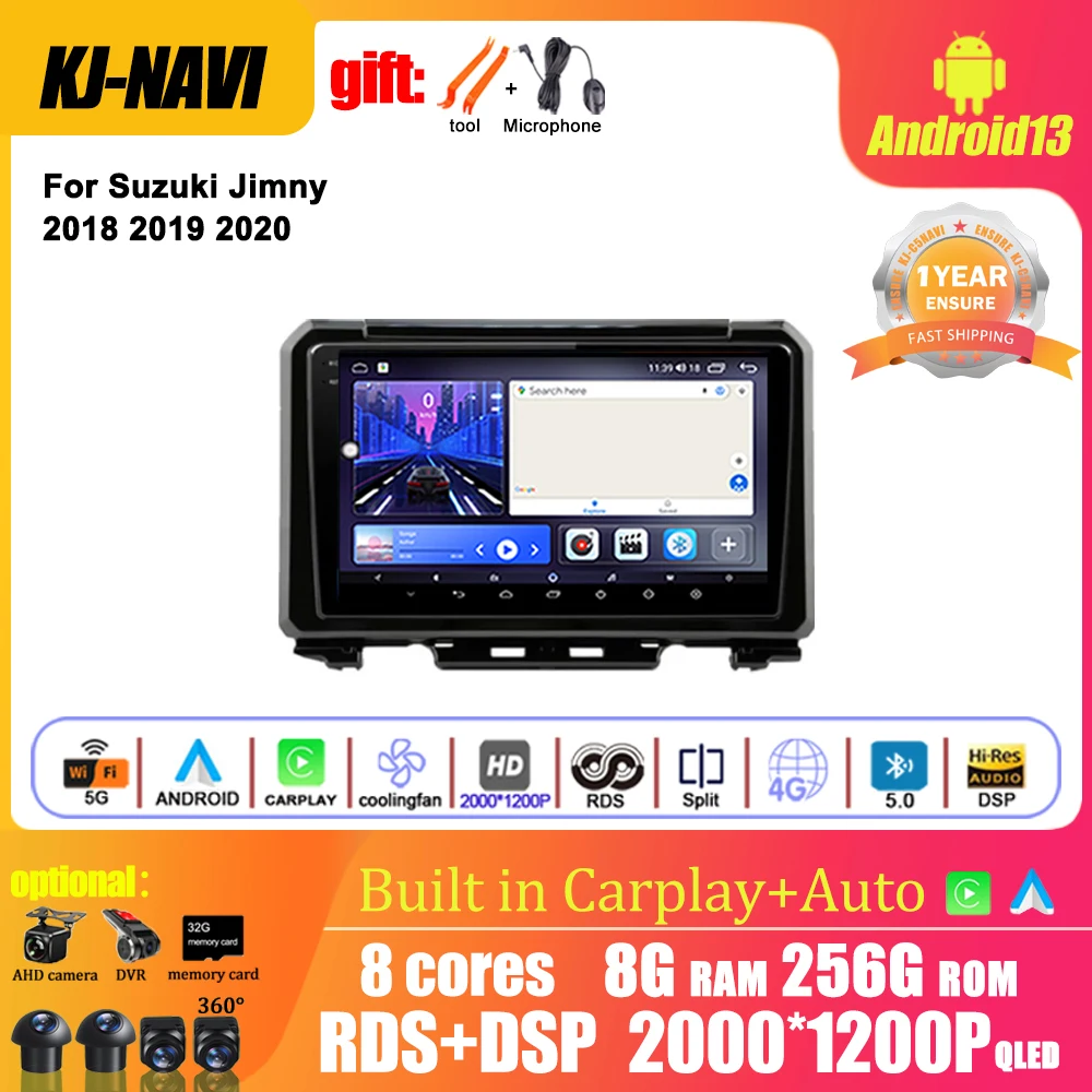 For Suzuki Jimny JB64 2018 - 2020 Carplay GPS Navigation Stereo IPS Touch Screen Android 13 Car Radio Multimedia Video Player
For Suzuki Jimny JB64 2018 - 2020 Carplay GPS Navigation Stereo IPS Touch Screen Android 13 Car Radio Multimedia Video Player