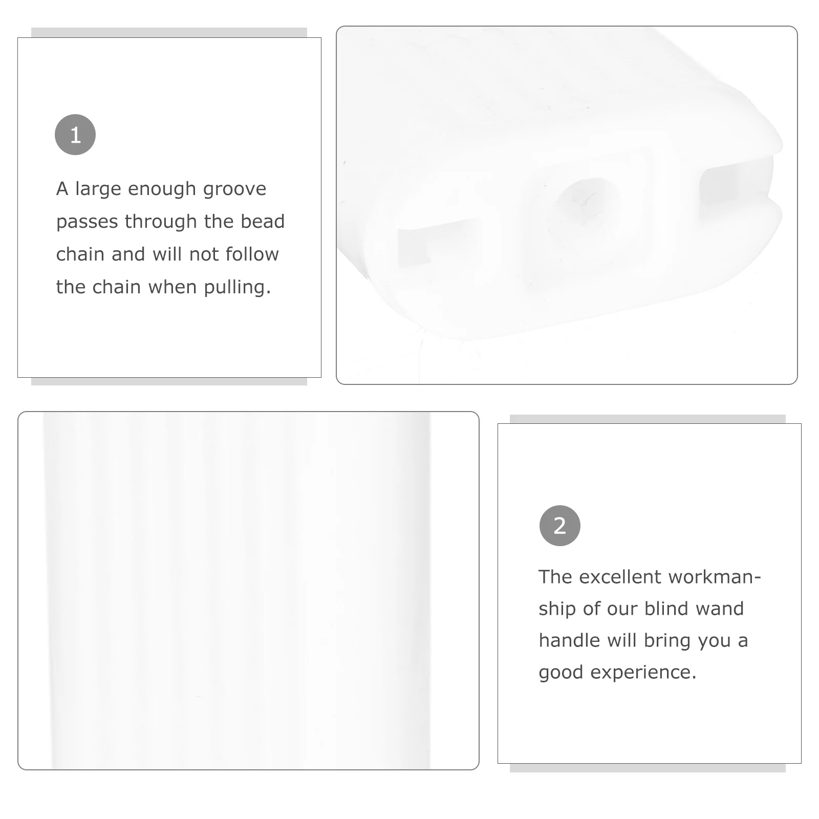 8Pcs White Curtain Accessories Vertical Wand Handle Pull Cord Weight Tensioner Grips Blinds Rod
8Pcs White Curtain Accessories Vertical Wand Handle Pull Cord Weight Tensioner Grips Blinds Rod