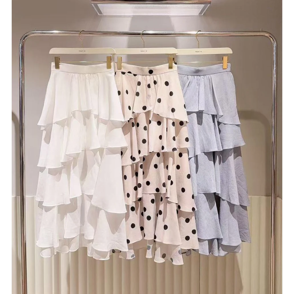 Textured Layered Cake Skirt High Waist A-Line Midi Skirt Simulated Linen Material Ladies High Waist Polyester Fiber Skirt
Textured Layered Cake Skirt High Waist A-Line Midi Skirt Simulated Linen Material Ladies High Waist Polyester Fiber Skirt