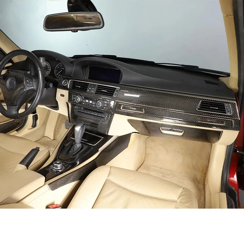 For BMW 3 Series E90 E92 2005-2012 Carbon Fiber Car Dashboard Console Gear Shift Door Handle Decoration Car Interior Accessories
For BMW 3 Series E90 E92 2005-2012 Carbon Fiber Car Dashboard Console Gear Shift Door Handle Decoration Car Interior Accessories