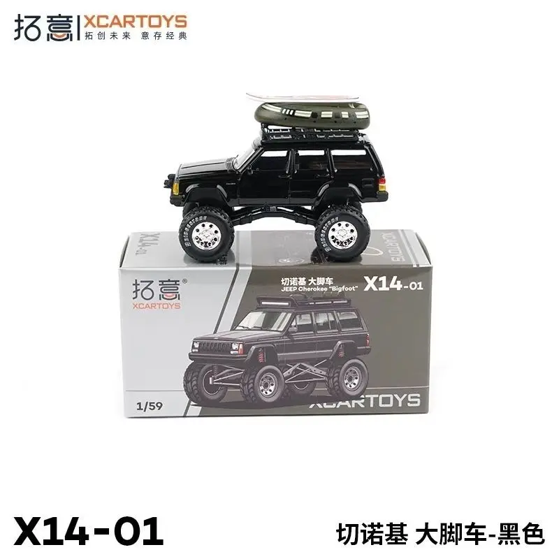 XCARTOYS 1/59 JEEP Cherokee Bigfoot сплав модель внедорожника миниатюрный Коллекционный изысканный подарок на день рождения для мальчиков 
XCARTOYS 1/59 JEEP Cherokee Bigfoot сплав модель внедорожника миниатюрный Коллекционный изысканный подарок на день рождения для мальчиков