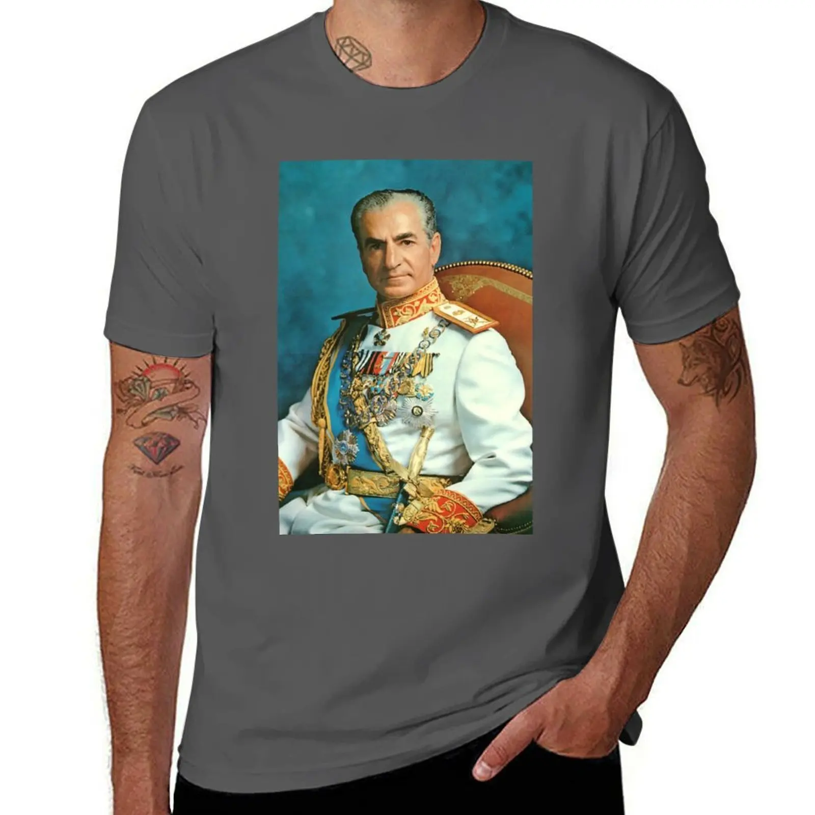 Mohammad Reza Shah Of Iran T-Shirt Classic Basic Casual T-Shirt
Mohammad Reza Shah Of Iran T-Shirt Classic Basic Casual T-Shirt