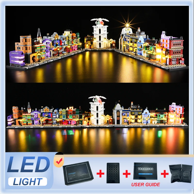 DIY LED Light Kit For LEGO 76444 Diagon Alley Wizarding Shops (Only LED Light,Without Blocks Model)
DIY LED Light Kit For LEGO 76444 Diagon Alley Wizarding Shops (Only LED Light,Without Blocks Model)