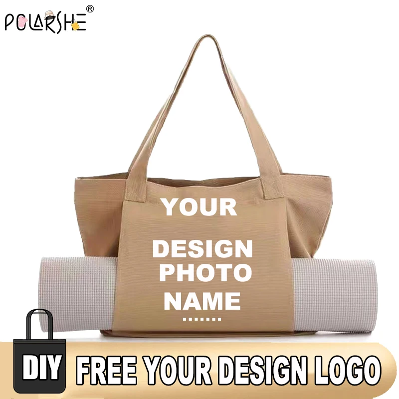 Polarshe Custom Logo Canvas Tote Bag with Yoga Mat Carrier Pocket Shoulder Bag for Office, Workout, Pilates, Travel, Beach, Gym
Polarshe Custom Logo Canvas Tote Bag with Yoga Mat Carrier Pocket Shoulder Bag for Office, Workout, Pilates, Travel, Beach, Gym