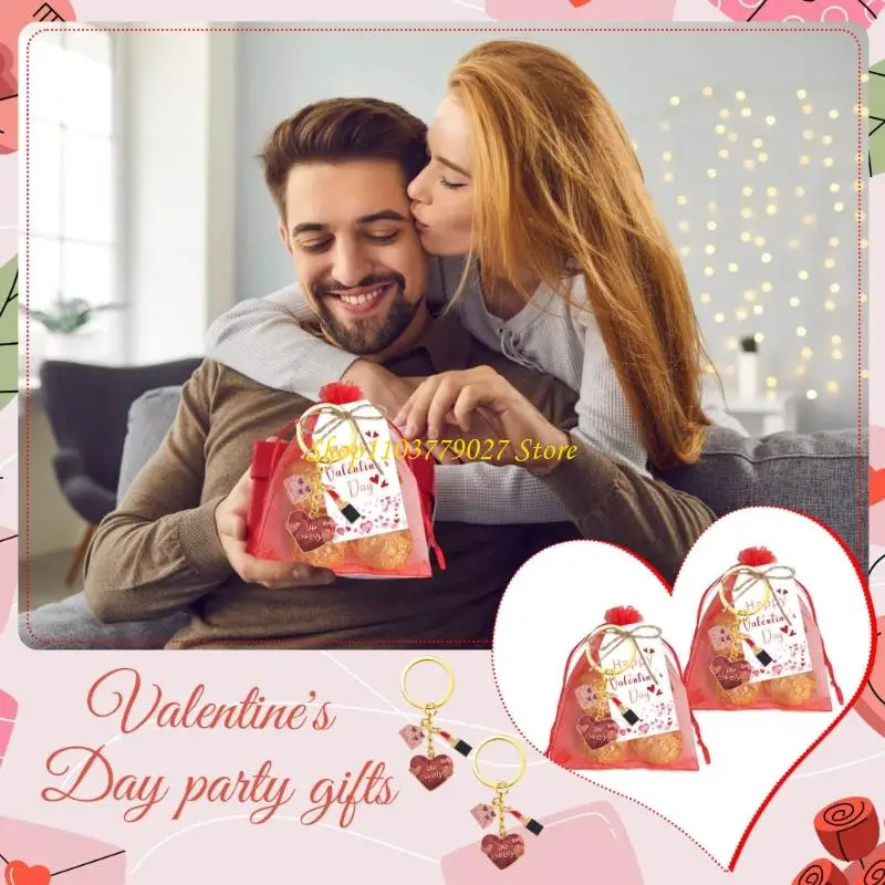 C4DF Romance Valentines Day Heart Keychains Party 18PCS Zinc Alloy Lipsticks Design With Premium Packaging
C4DF Romance Valentines Day Heart Keychains Party 18PCS Zinc Alloy Lipsticks Design With Premium Packaging