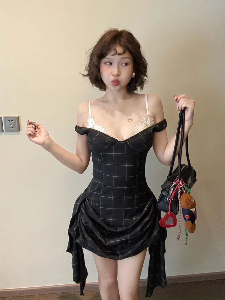 Syj ujia plus Size Plaid Dr Women's High Waist A-Line Skirt Sle V-Ne Svel Summer ort Dr
Syj ujia plus Size Plaid Dr Women's High Waist A-Line Skirt Sle V-Ne Svel Summer ort Dr