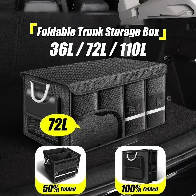 Foldable Trunk Storage Box Waterproof Oxford Cloth 110L Large-Capacity Car Organizer for Camping/Fishing Easy to Carry
Foldable Trunk Storage Box Waterproof Oxford Cloth 110L Large-Capacity Car Organizer for Camping/Fishing Easy to Carry