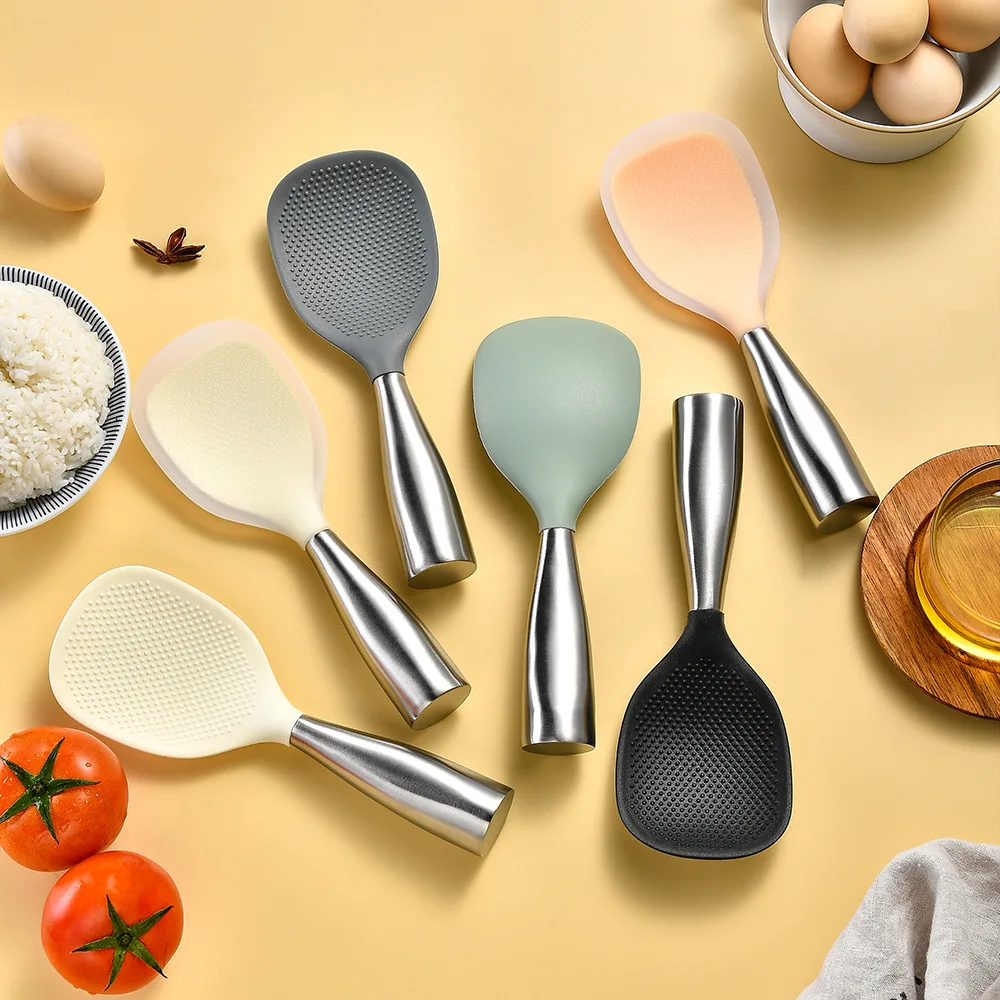 1Pcs Silicone Spoon Non-stick Cooking Spoon Anti-scalding Pot Rice High-temperature-resistant Spoon Durable Kitchen Gadgets
1Pcs Silicone Spoon Non-stick Cooking Spoon Anti-scalding Pot Rice High-temperature-resistant Spoon Durable Kitchen Gadgets