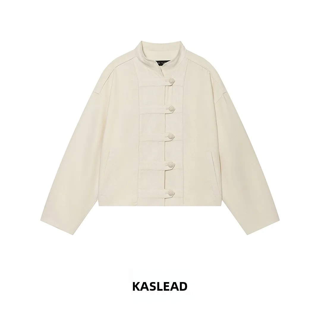 KASLEAD Fashionable Mixed Fiber Rope Buckle Jacket Women's Short Outerwear Stylish Versatile New Arrival Summer 2026
KASLEAD Fashionable Mixed Fiber Rope Buckle Jacket Women's Short Outerwear Stylish Versatile New Arrival Summer 2026