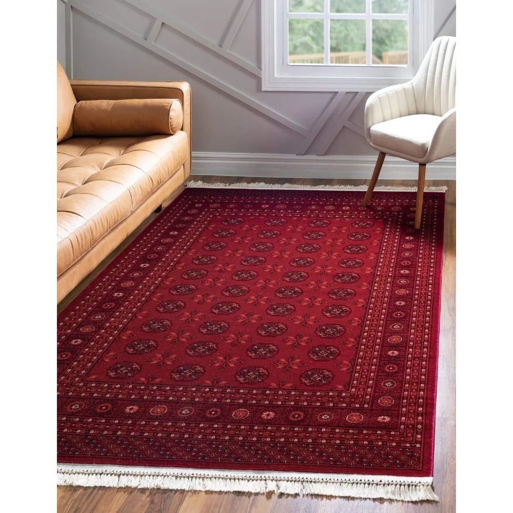 US Shipping Tekke Over-Dyed Saturated Traditional Torkaman Area Rug 5x8 Feet Red Burgundy
US Shipping Tekke Over-Dyed Saturated Traditional Torkaman Area Rug 5x8 Feet Red Burgundy