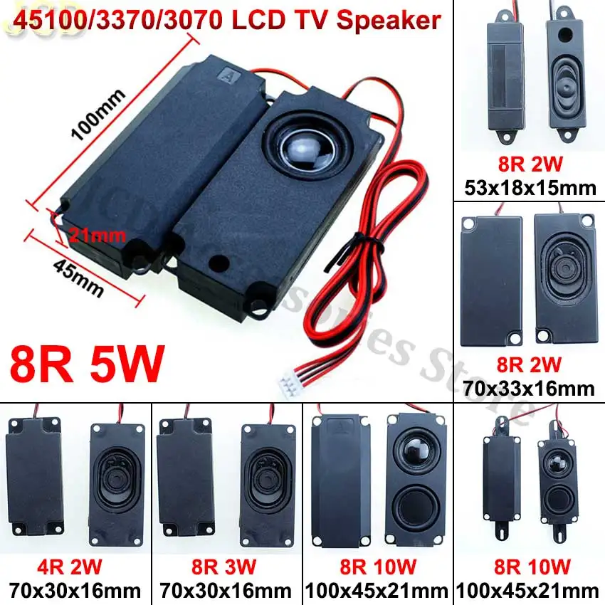 1pair Audio Portable Rectangle Loudspeaker 3070 45100 3370 4/8Ohm 4R 8R 2W 3W 5W 10W Computer Advertising LCD TV Speaker Horn
1pair Audio Portable Rectangle Loudspeaker 3070 45100 3370 4/8Ohm 4R 8R 2W 3W 5W 10W Computer Advertising LCD TV Speaker Horn