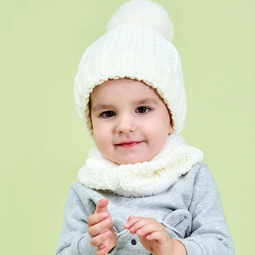 1Set Children Knitted Hat Scarf Set Premium Lined Warm Winter Hat for Babies Toddlers 0-3 Years Cute Fashionable Gift
1Set Children Knitted Hat Scarf Set Premium Lined Warm Winter Hat for Babies Toddlers 0-3 Years Cute Fashionable Gift