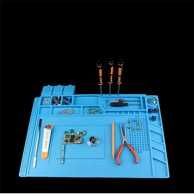 1Pcs High temperature resistant silicone pad mobile repair insulation hot air gun electric soldering iron welding silicone pad
1Pcs High temperature resistant silicone pad mobile repair insulation hot air gun electric soldering iron welding silicone pad
