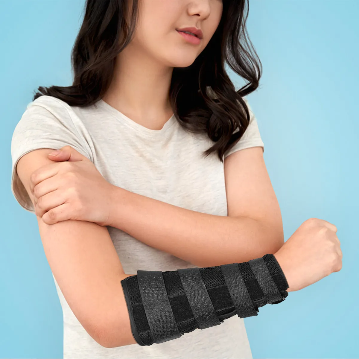 Elbow Brace Protector Size M Breathable Mesh Elbow Immobilizer Support for Fracture Recovery Supracondylar Humerus
Elbow Brace Protector Size M Breathable Mesh Elbow Immobilizer Support for Fracture Recovery Supracondylar Humerus