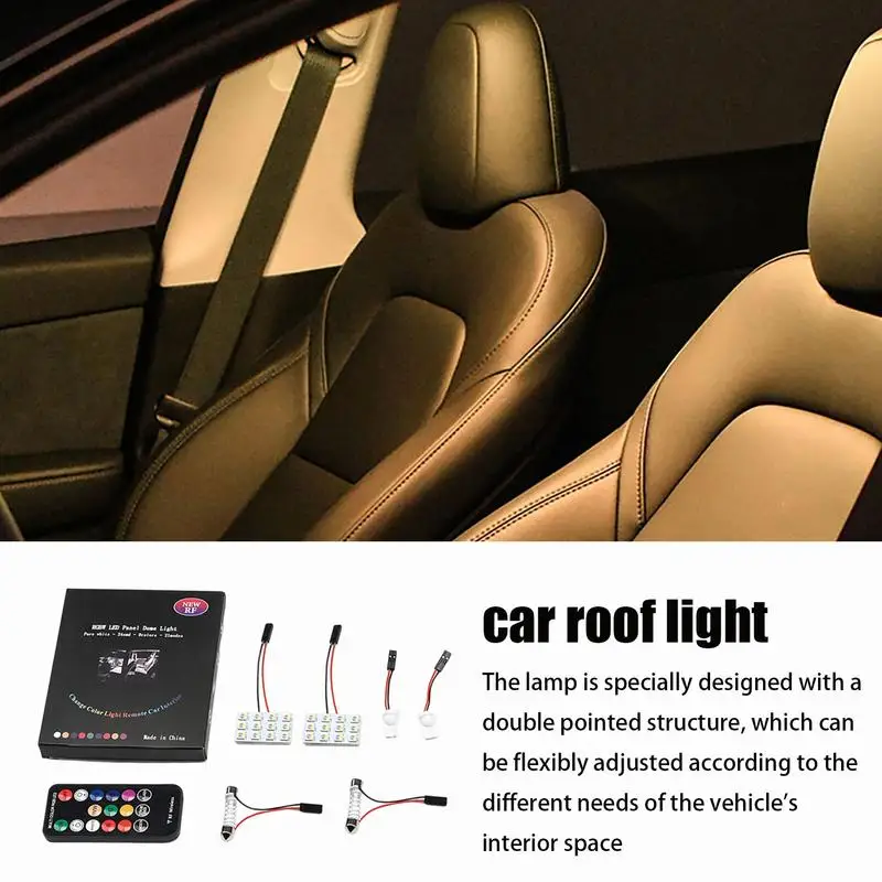 Car Roof Lights LED Remote Control Dome Lights Car Accessories Dustproof Vehicle Supplies For Night Driving Travel Business Trip
Car Roof Lights LED Remote Control Dome Lights Car Accessories Dustproof Vehicle Supplies For Night Driving Travel Business Trip