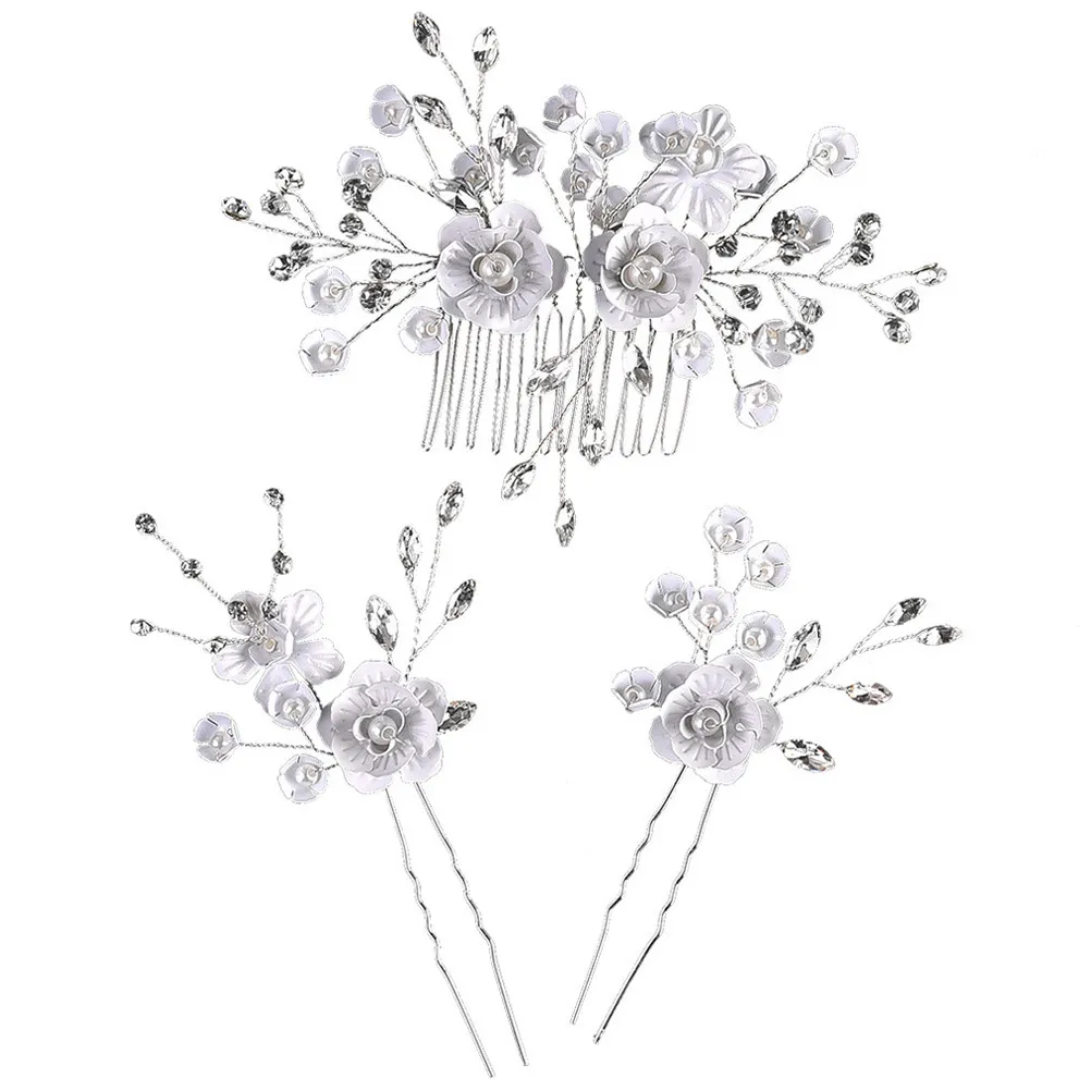1Set Wedding Hair Accessories Pearl Flower Hair Comb Bridal Hairpin Rhinestone U Shape Hairpins for Party Wedding Bride
1Set Wedding Hair Accessories Pearl Flower Hair Comb Bridal Hairpin Rhinestone U Shape Hairpins for Party Wedding Bride