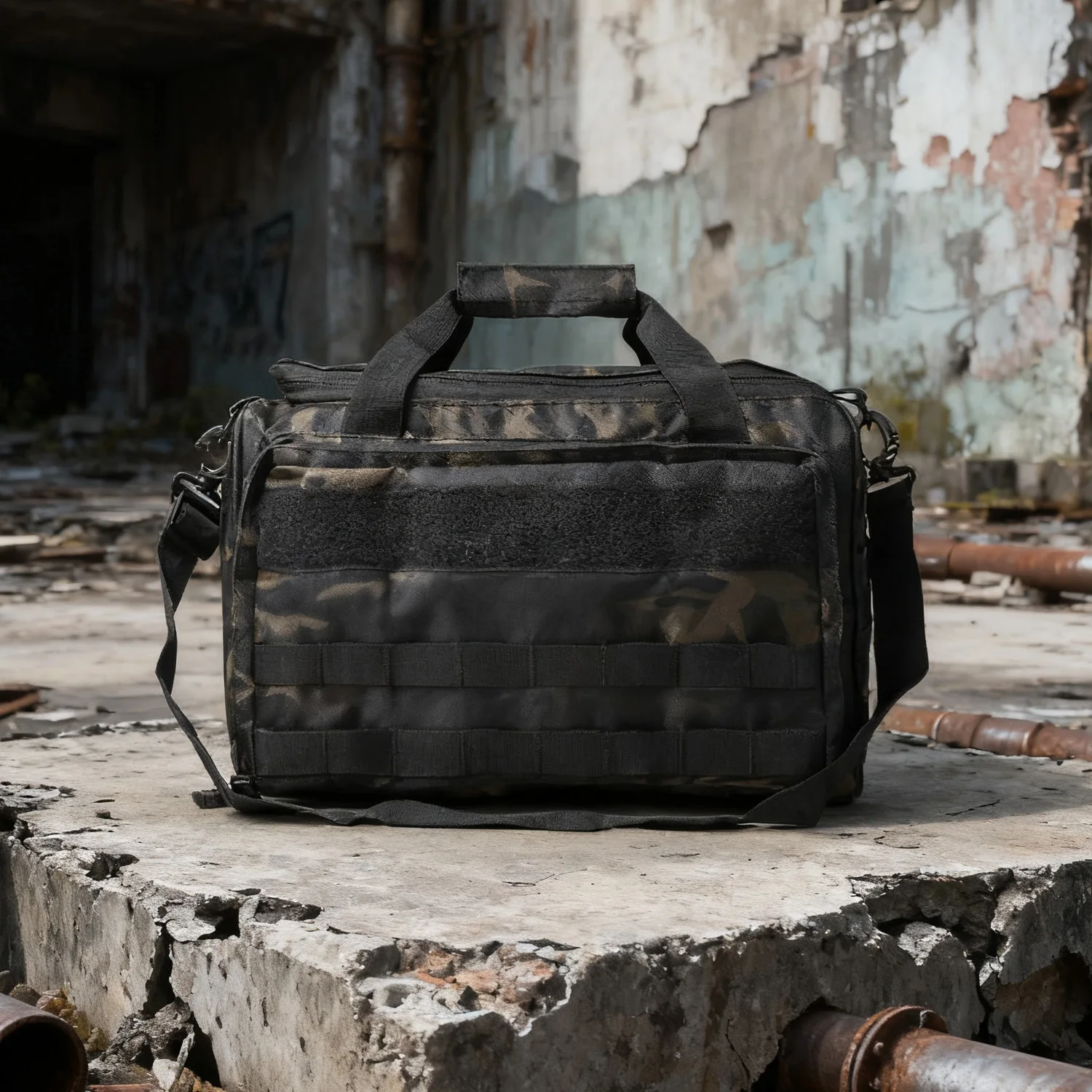 Tactical MOLLE Storage Bag Durable Nylon Training Range Equipment Daily Necessities Storage Bag Adjustable Shoulder Straps
Tactical MOLLE Storage Bag Durable Nylon Training Range Equipment Daily Necessities Storage Bag Adjustable Shoulder Straps