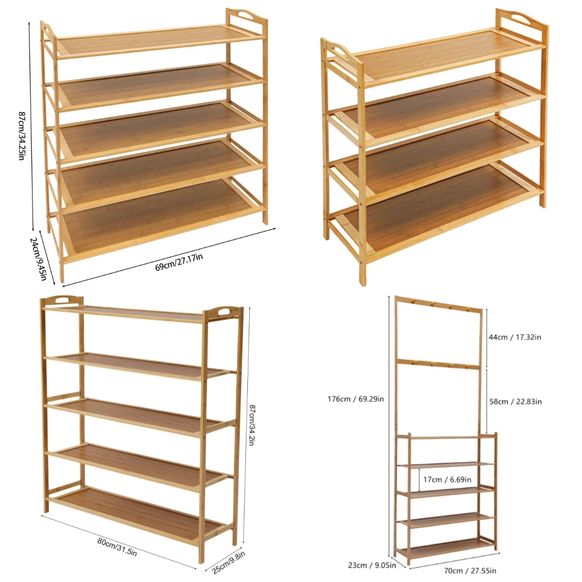 5-Tier Bamboo Wood Shoe Storage Shelf Rack Freestanding Hollow Shoe Organizer for Home Entryway Hallway Living Room Balcony
5-Tier Bamboo Wood Shoe Storage Shelf Rack Freestanding Hollow Shoe Organizer for Home Entryway Hallway Living Room Balcony