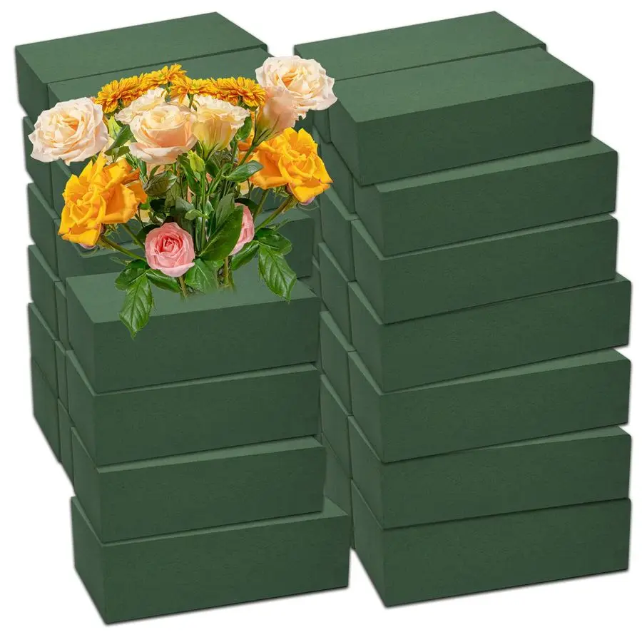 Floral Foam Blocks, Floral Foamused for Plant Foam and Flower Green Floral Foam Blocks for Dried and Fresh Flowers Florist Foam
Floral Foam Blocks, Floral Foamused for Plant Foam and Flower Green Floral Foam Blocks for Dried and Fresh Flowers Florist Foam