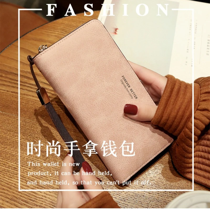 PU New Korean Style Women's Long Clutch Wallet Multifunctional Card Holder Phone Bag Large Capacity Storage Purse
PU New Korean Style Women's Long Clutch Wallet Multifunctional Card Holder Phone Bag Large Capacity Storage Purse
