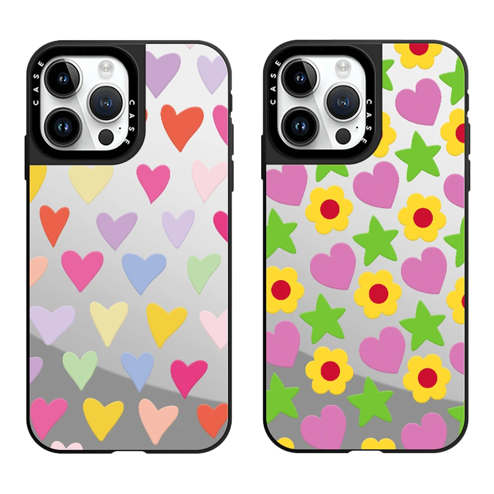 Colorful Love Heart Pretty Mirror Phone Case With MagSafe For iPhone 16 12 13 14 15 ProMax Plus Anti-drop Shockproof Back Cover
Colorful Love Heart Pretty Mirror Phone Case With MagSafe For iPhone 16 12 13 14 15 ProMax Plus Anti-drop Shockproof Back Cover