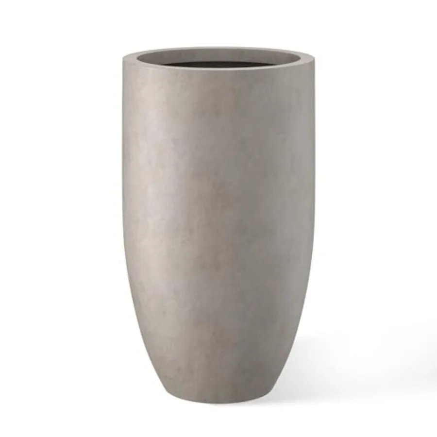 24 Inch Tall Round Weathered Concrete Planter for Indoor Outdoor Use Modern Decorative Garden Pot with Drainage Hole and Rubber
24 Inch Tall Round Weathered Concrete Planter for Indoor Outdoor Use Modern Decorative Garden Pot with Drainage Hole and Rubber