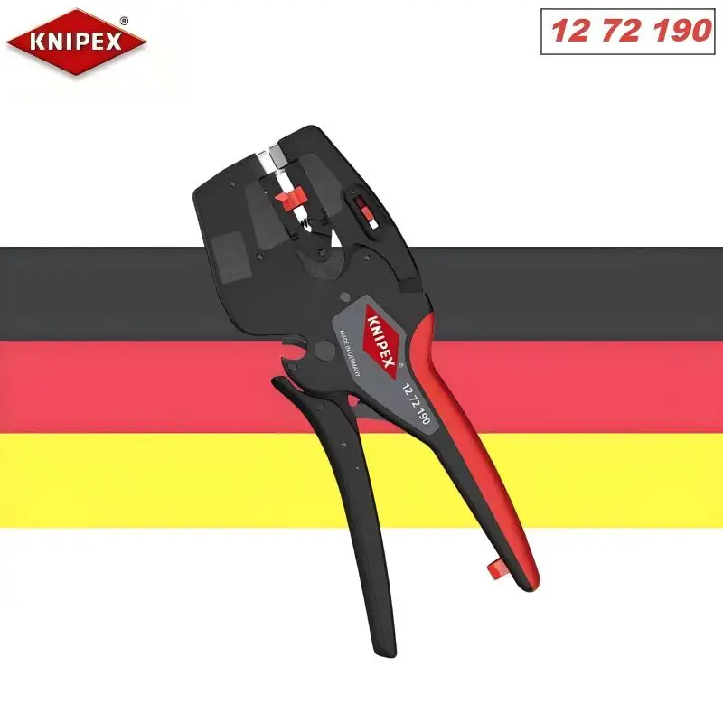 Мультиинструмент для электрика KNIPEX 12 72 190 NexStrip с нескользящей пластиковой ручкой, 190 мм, инструмент для зачистки проводов
Мультиинструмент для электрика KNIPEX 12 72 190 NexStrip с нескользящей пластиковой ручкой, 190 мм, инструмент для зачистки проводов