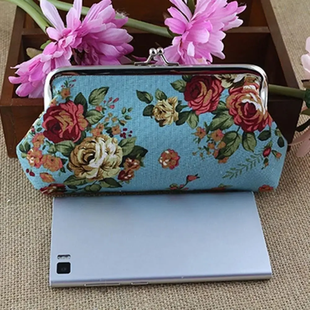 Fashion Retro Long Kiss Lock Wallet Floral Vintage Flower Coin Purse Small Wallet Credit Card Holder Money Clutch Bag Travel
Fashion Retro Long Kiss Lock Wallet Floral Vintage Flower Coin Purse Small Wallet Credit Card Holder Money Clutch Bag Travel