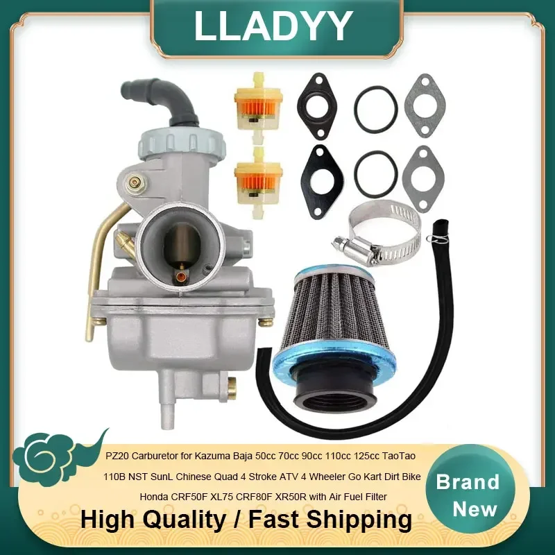 Carburetor for Kazuma Baja 50cc 90cc 125cc TaoTao110B NST SunL Chinese 4Stroke ATV 4 Wheeler Go Kart Dirt Bike Honda CRF50F XL75
Carburetor for Kazuma Baja 50cc 90cc 125cc TaoTao110B NST SunL Chinese 4Stroke ATV 4 Wheeler Go Kart Dirt Bike Honda CRF50F XL75