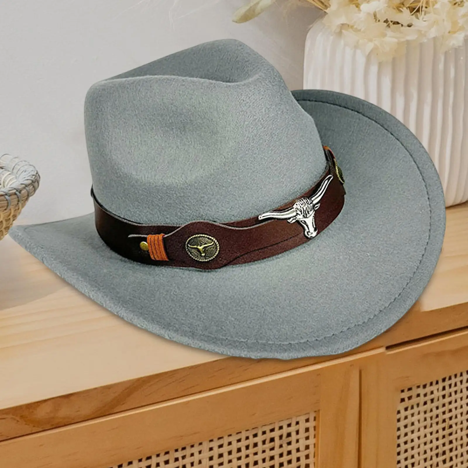 Cowboy Hat Comfortable Cowgirl Hat for Costume Accessories Camping Carnival
Cowboy Hat Comfortable Cowgirl Hat for Costume Accessories Camping Carnival