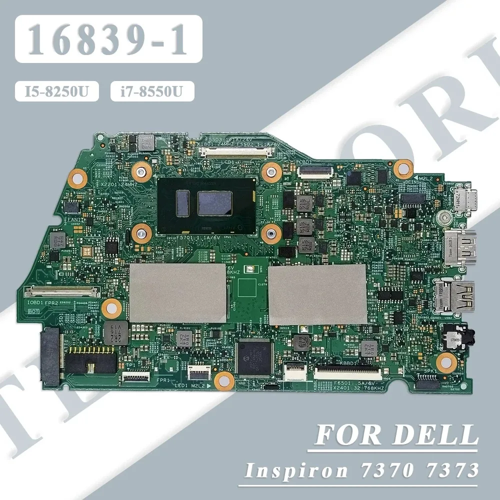Laptop Motherboard For Dell Inspiron13 7370 7373 With I5-8250U i7-8550U CPU RAM 8GB Notebook Mainboard 16839-1
Laptop Motherboard For Dell Inspiron13 7370 7373 With I5-8250U i7-8550U CPU RAM 8GB Notebook Mainboard 16839-1