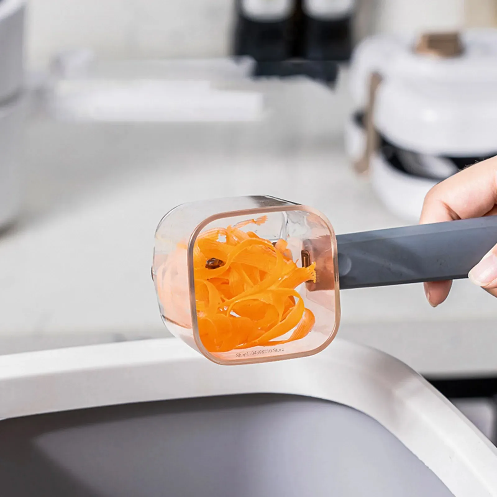 Product Description: Vegetable Peeler, Vegetable Fruit Peeler Multifunctional Storage, Storage Peeler 2 In 1 Peeling with Conta
Product Description: Vegetable Peeler, Vegetable Fruit Peeler Multifunctional Storage, Storage Peeler 2 In 1 Peeling with Conta
