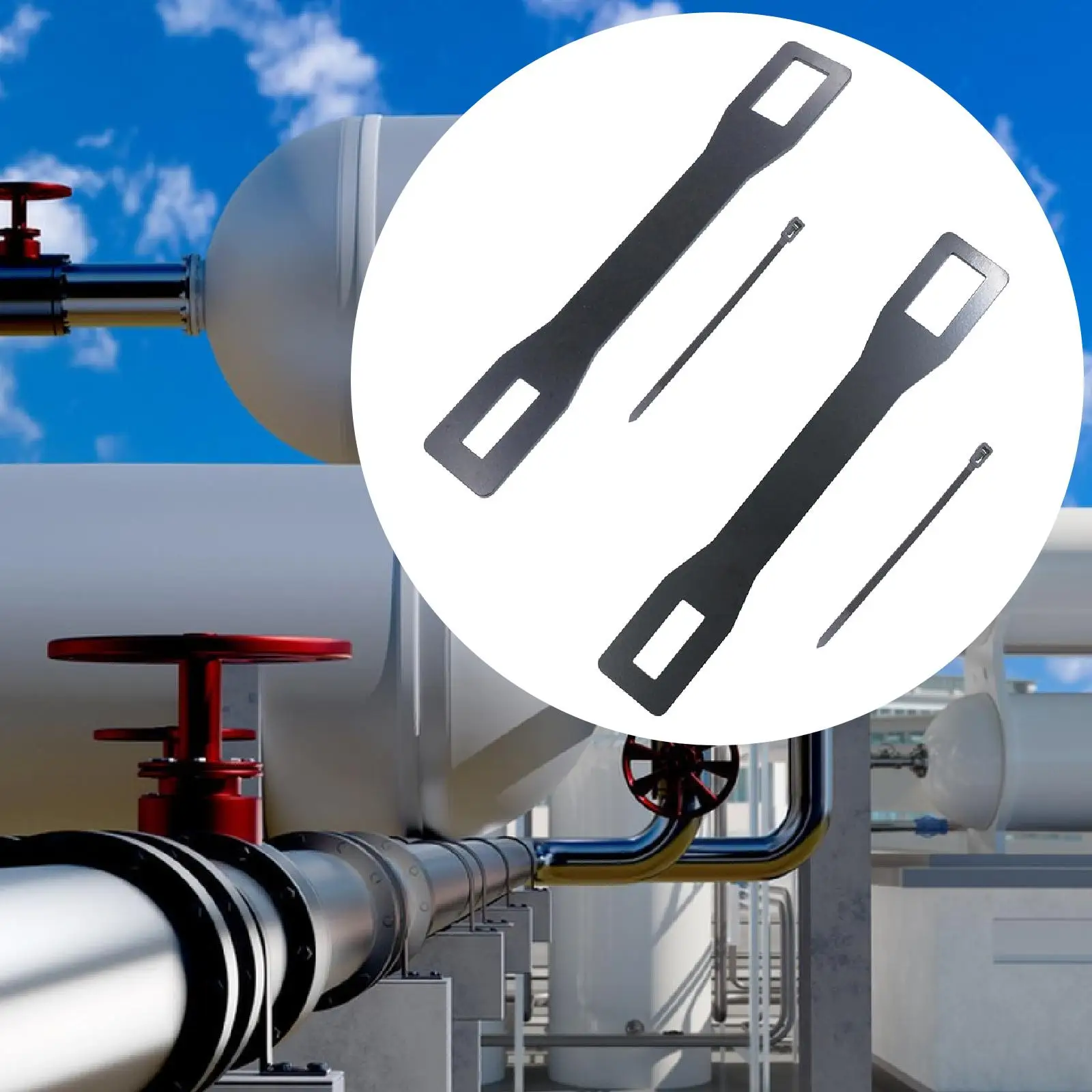 2 Pieces Emergency Gas Shut Off Wrench Metal Accessories Convenient Practical Replacement Part Kitchen Gas Shut Off Tool
2 Pieces Emergency Gas Shut Off Wrench Metal Accessories Convenient Practical Replacement Part Kitchen Gas Shut Off Tool