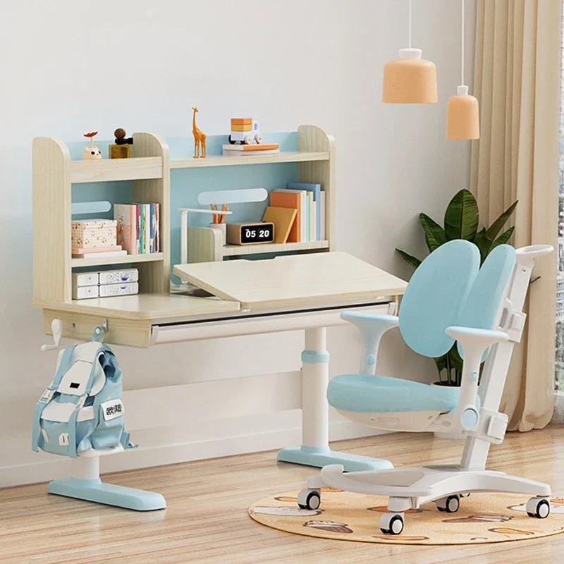 Adjustable student writing desk chair Children's study desk Student Solid wood desk Children's home writing chair set
Adjustable student writing desk chair Children's study desk Student Solid wood desk Children's home writing chair set