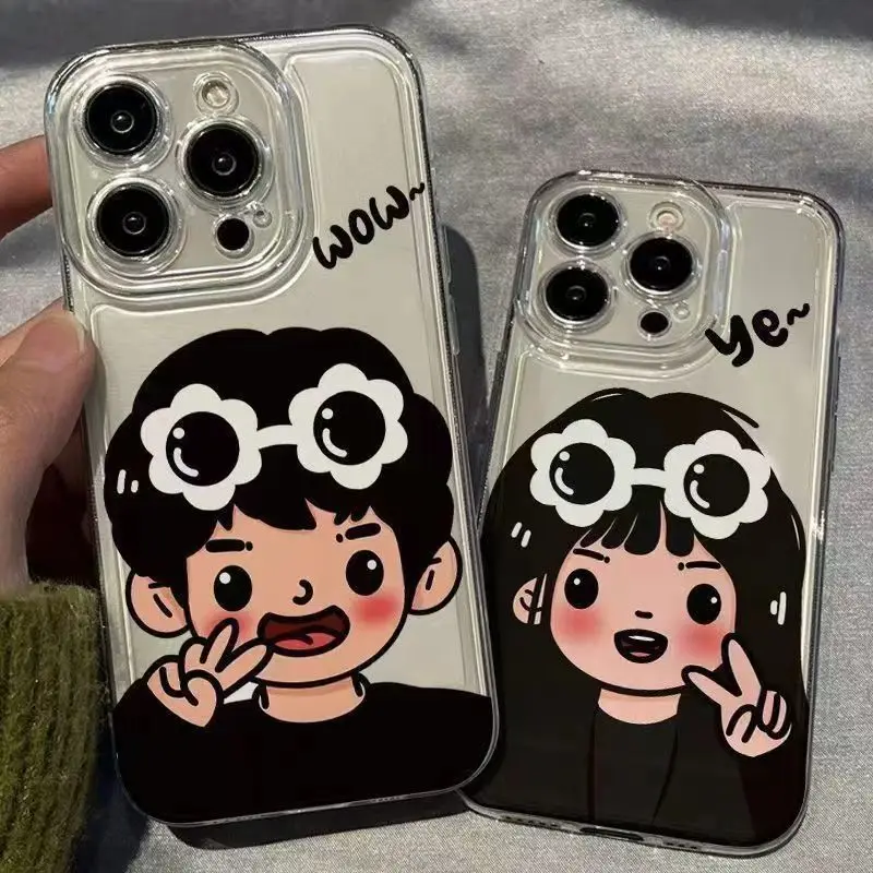 Lovers Young Men Women Couple Phone Case For iPhone 16 15 11 12 14 13 Pro Max Mini XS XSM XR 7 8 Plus SE4 Cute Covers Fundas
Lovers Young Men Women Couple Phone Case For iPhone 16 15 11 12 14 13 Pro Max Mini XS XSM XR 7 8 Plus SE4 Cute Covers Fundas