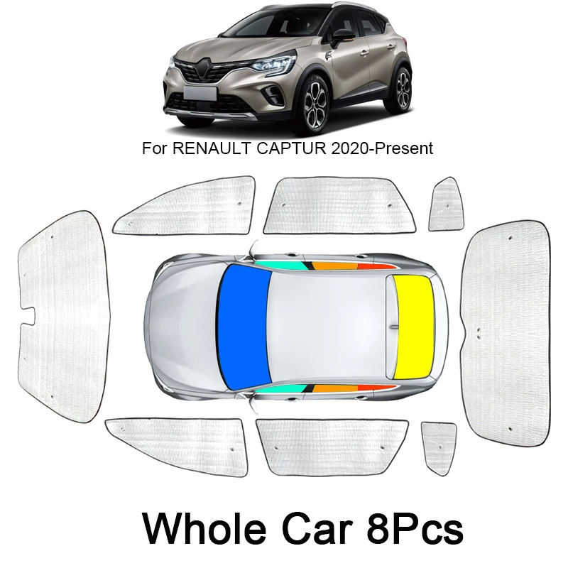 Автомобильные солнцезащитные занавески для Renault Captur CLIO 2020-2025, солнцезащитный козырек, внутренние аксессуары для лобового стекла
Автомобильные солнцезащитные занавески для Renault Captur CLIO 2020-2025, солнцезащитный козырек, внутренние аксессуары для лобового стекла