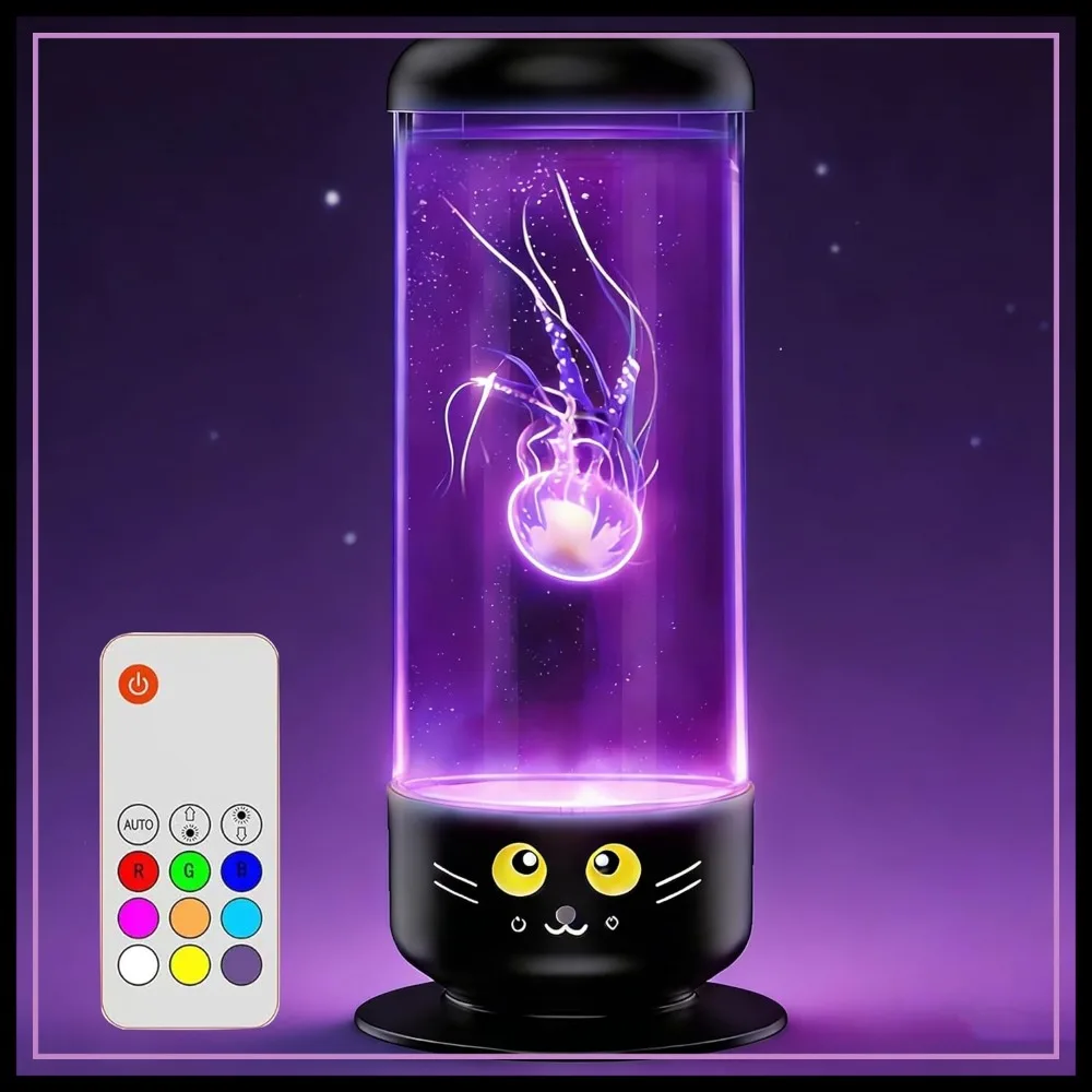 Jellyfish Lamp with 7 Color Changing Effect, USB & Remote Control, Night Lamp for Room, Jellyfish Aquarium, Ideal Gift
Jellyfish Lamp with 7 Color Changing Effect, USB & Remote Control, Night Lamp for Room, Jellyfish Aquarium, Ideal Gift