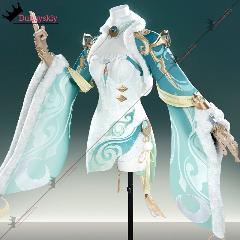 Game Genshin Impact Zibai Cosplay Costume Women's Chinese style cheongsam elegant dress wig props Halloween party new uniform
Game Genshin Impact Zibai Cosplay Costume Women's Chinese style cheongsam elegant dress wig props Halloween party new uniform