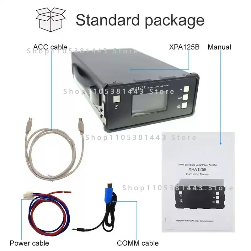 X5105 X108G G1M G90 XPA125B 100W HF Power Amplifier Auto Tuner ATU For XIEGU
X5105 X108G G1M G90 XPA125B 100W HF Power Amplifier Auto Tuner ATU For XIEGU