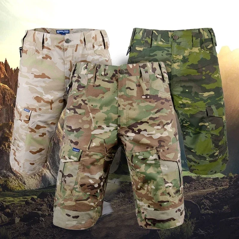 Tactical Shorts Men Camouflage Hunting Hiking Cargo Pants Loose Casual Multi Pockets Work Streetwear Short Pants
Tactical Shorts Men Camouflage Hunting Hiking Cargo Pants Loose Casual Multi Pockets Work Streetwear Short Pants