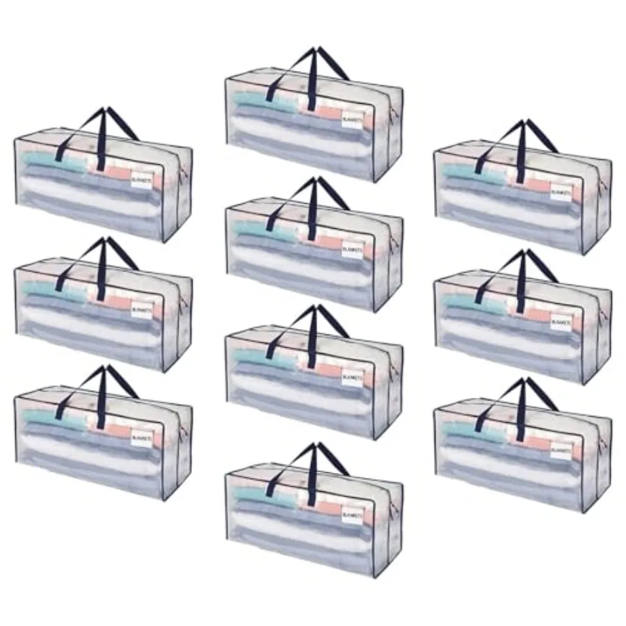 10 Pack Heavy Duty Moving Bags with Backpack Straps Zippers Handles Extra Large Packing Bags for College Dorm Essentials Moving
10 Pack Heavy Duty Moving Bags with Backpack Straps Zippers Handles Extra Large Packing Bags for College Dorm Essentials Moving