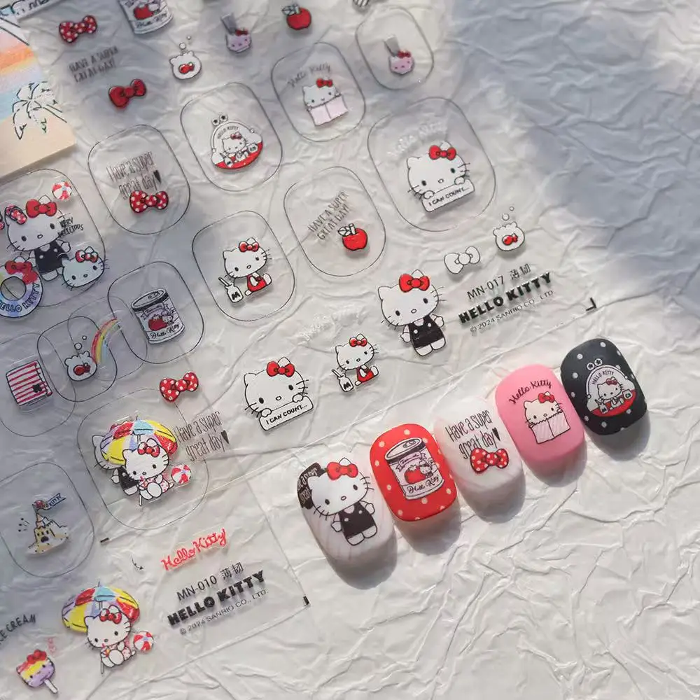 Tomoni Sanrio Anime Hello Kitty Nail Stickers Cartoon Rainbow Kawaii Hello Kitty Lollipop Stickers For Nails Nail Art Supplies
Tomoni Sanrio Anime Hello Kitty Nail Stickers Cartoon Rainbow Kawaii Hello Kitty Lollipop Stickers For Nails Nail Art Supplies