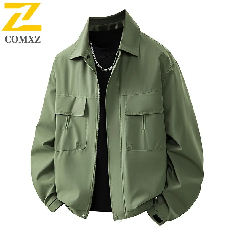 COMXZ 2025 Lightweight Jacket Stand Collar Waterproof Windproof Duck Down American Style Couple Outdoor Sports Solid Color Coat
COMXZ 2025 Lightweight Jacket Stand Collar Waterproof Windproof Duck Down American Style Couple Outdoor Sports Solid Color Coat