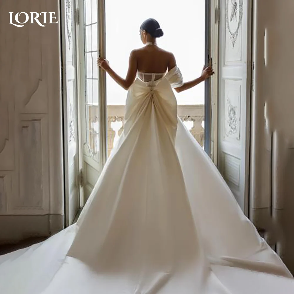 LORIE Bow Slit Wedding Dress One Shoulder Pleats Mermaid Bride Gowns Customized Bride Dress Sweetheart Bride vestidos de novia
LORIE Bow Slit Wedding Dress One Shoulder Pleats Mermaid Bride Gowns Customized Bride Dress Sweetheart Bride vestidos de novia