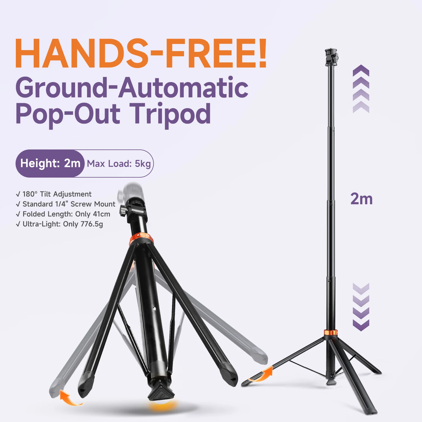 MT-80 2-in-1 Selfie Stick Tripod for Smartphone DSLR Camera Dual-Camera Shooting Portable Travel Phone Stand Holder Live Stream
MT-80 2-in-1 Selfie Stick Tripod for Smartphone DSLR Camera Dual-Camera Shooting Portable Travel Phone Stand Holder Live Stream