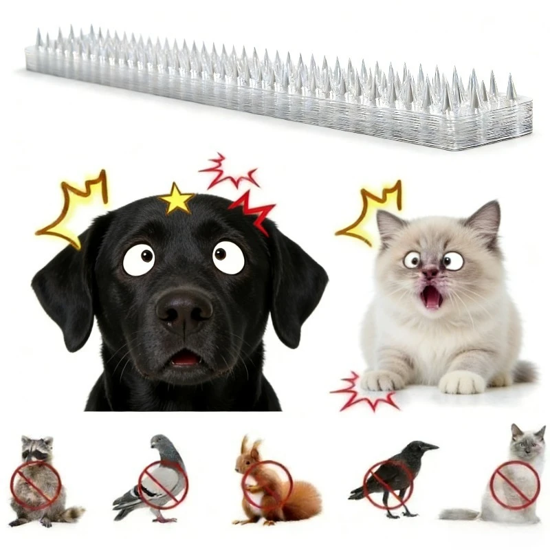 5PCS Plastic Bird Repeller Spikes Fence Wall Cat Anti Pigeon Spikes Anti-bird Outdoor Squirrel Garden Fences Animal Repellent
5PCS Plastic Bird Repeller Spikes Fence Wall Cat Anti Pigeon Spikes Anti-bird Outdoor Squirrel Garden Fences Animal Repellent